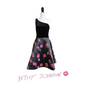 NWT 💋 ✮ Vintage Betsey Johnson fit & flare style dress ✮ 💋